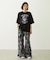 FRILL HEM CAMO PANTS