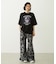 FRILL HEM CAMO PANTS