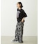 FRILL HEM CAMO PANTS