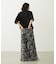 FRILL HEM CAMO PANTS