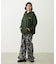 FRILL HEM CAMO PANTS