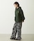 FRILL HEM CAMO PANTS