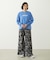 FRILL HEM CAMO PANTS