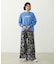 FRILL HEM CAMO PANTS