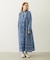 PRINTED TASSEL TIE DRESS