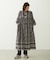PRINTED TASSEL TIE DRESS