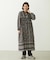 PRINTED TASSEL TIE DRESS