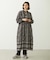 PRINTED TASSEL TIE DRESS