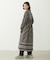 PRINTED TASSEL TIE DRESS