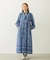 PRINTED TASSEL TIE DRESS