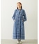 PRINTED TASSEL TIE DRESS