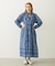 PRINTED TASSEL TIE DRESS