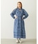 PRINTED TASSEL TIE DRESS