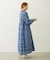 PRINTED TASSEL TIE DRESS