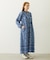 PRINTED TASSEL TIE DRESS