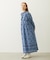 PRINTED TASSEL TIE DRESS