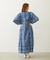PRINTED TASSEL TIE DRESS