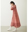 PRINTED TASSEL TIE DRESS