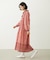 PRINTED TASSEL TIE DRESS