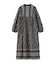 PRINTED TASSEL TIE DRESS