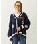 CRICKET KNIT PATCH CARDIGAN