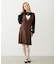 V-NECK LACE DRESS