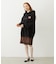 V-NECK LACE DRESS