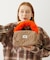 CHERRY QUILTED FUR HANDLE BAG