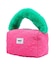 CHERRY QUILTED FUR HANDLE BAG