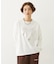 HEART FOIL PRINT L/S TEE