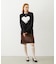 HEART FOIL PRINT L/S TEE