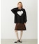 HEART FOIL PRINT L/S TEE