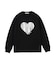 HEART FOIL PRINT L/S TEE