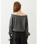 WASHED OFF SHOULDER TOP