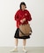CHERRY QUILTED HELMET BAG