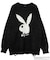 PLAYBOY x SILAS DISTRESSED SWEATER