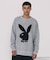 PLAYBOY x SILAS DISTRESSED SWEATER