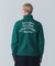 SCRIPT HALF ZIP SWEATSHIRT