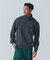 SCRIPT HALF ZIP SWEATSHIRT