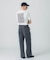 PIGMENT DYED TUCK PANTS