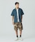 UNEVEN DYED SHORTS