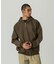 ELBOW PATCH ZIP OPEN SWEATSHIRT