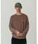 SULFUR DYED CREW NECK KNIT