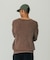 SULFUR DYED CREW NECK KNIT