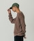 SULFUR DYED CREW NECK KNIT