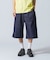 SHORT BAGGY DENIM PANTS