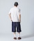 SHORT BAGGY DENIM PANTS