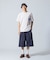 SHORT BAGGY DENIM PANTS