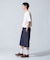 SHORT BAGGY DENIM PANTS