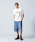 SHORT BAGGY DENIM PANTS